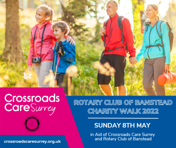 Charity Walk for Crossroads Care Surrey