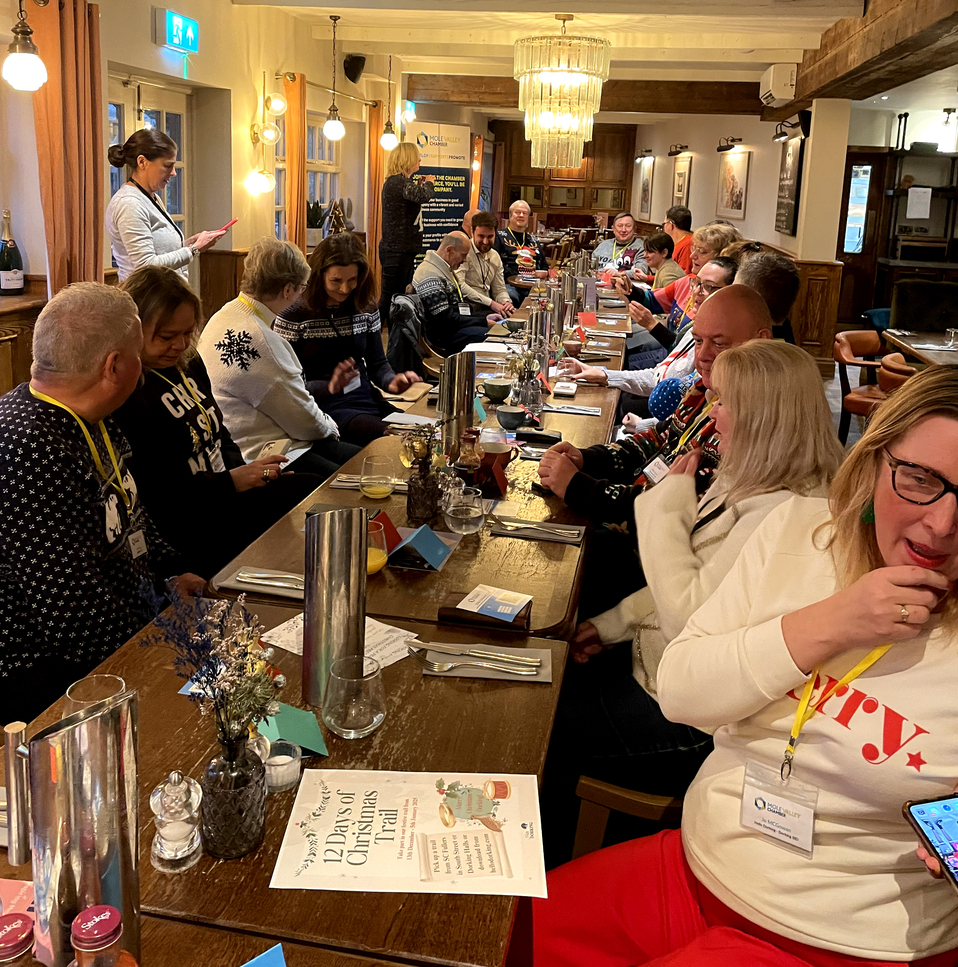 Mary Frances Trust at breakfast