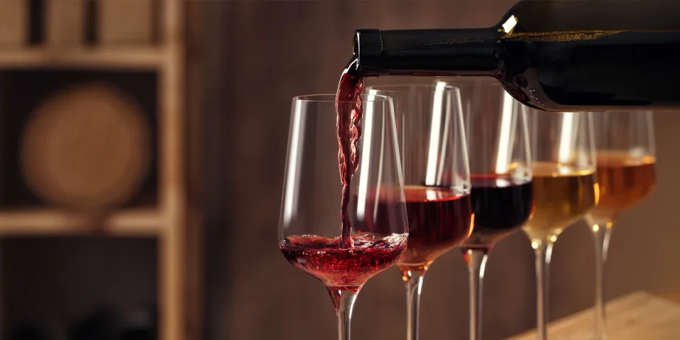 Wine tasting event in Leatherhead hosted by Mole Valley Chamber and Beyond the Cork
